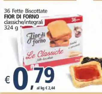 Alter Discount Fior di Forno Classiche/Integrali 36 Fette Biscottate 324g offerta