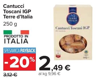 Terre d'Italia Cantucci Toscani IGP 250 g