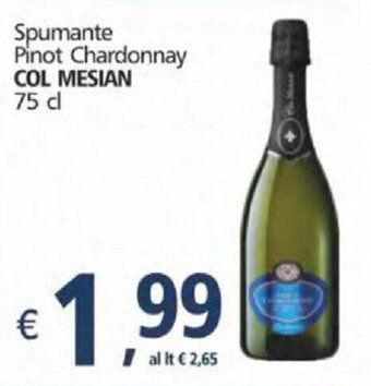 Col Mesian Spumante Pinot Chardonnay 75cl