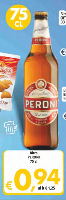 Alter Discount Peroni Birra 75cl offerta