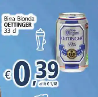 Alter Discount Oettinger Bionda Birra 33cl offerta