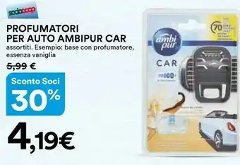 Coop Ambi pur Profumatori Per Auto Car offerta