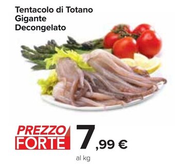 Carrefour Tentacolo di Totano Gigante Decongelato offerta
