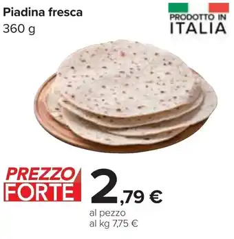 Carrefour Piadina fresca 360 g offerta