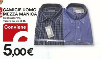 Coop Camicie Uomo Mezza Manica offerta