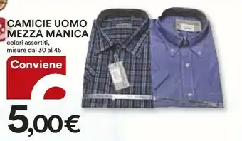 Coop Camicie Uomo Mezza Manica offerta