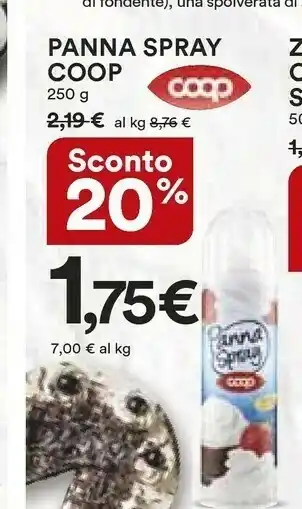 Coop Coop - Panna Spray 250 G(ml) offerta