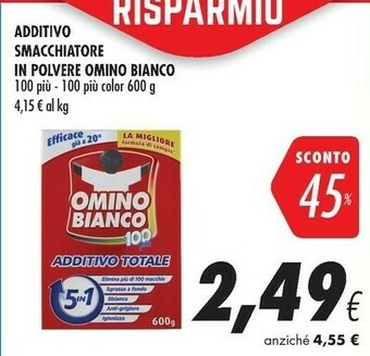 Coop Omino Bianco Additivo Smacchiatore In Polvere 100 Piu offerta