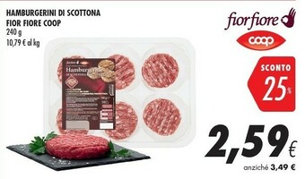 Coop Coop Hamburgerini Di Scottona Fior Fiore offerta