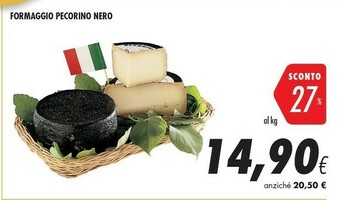 Coop Formaggio Pecorino Nero offerta