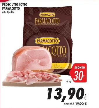 Coop Parmacotto Prosciutto Cotto Di Alta Qualità offerta
