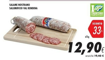 Salumificio val rendena Salame Nostrano