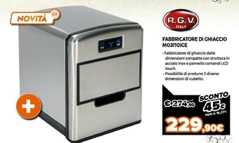 RGV Fabbricatore Di Ghiaccio Mojitoice