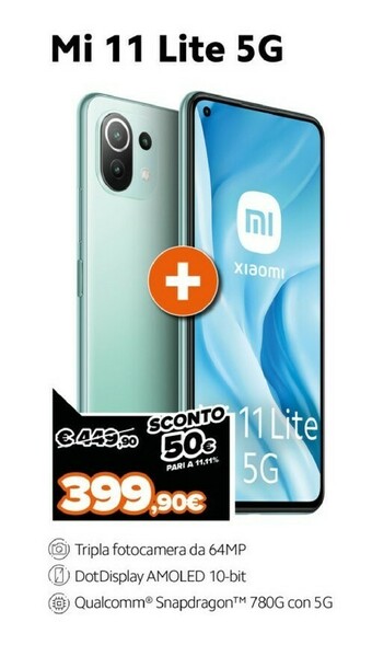 Expert Xiaomi Mi 11 Lite 5G offerta