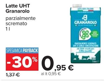 Carrefour Granarolo Latte UHT 1 l offerta