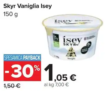 Carrefour ísey Skyr Vaniglia 150 g offerta