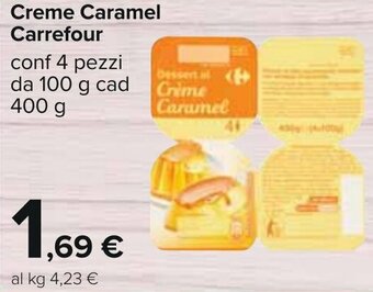 Carrefour Creme Caramel 4 pezzi 100 g cad 400 g