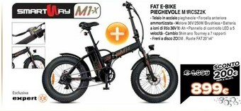 Smartway M1-RCS2-K Bicicletta Elettrica Nero Acciaio 50,8 Cm (20") Ioni Di Litio 29 Kg