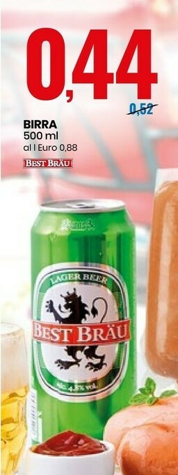 Best Brau - Lager Beer 500 G(ml)