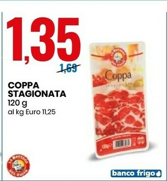 Eurospin La Bottega del Gusto Coppa Affettata Stagionata 120 G(ml) offerta