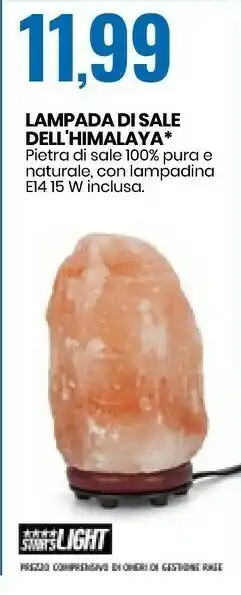 Eurospin Dell Himalaya Lampada Di Sale offerta