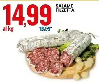 Eurospin Salame Filzetta offerta