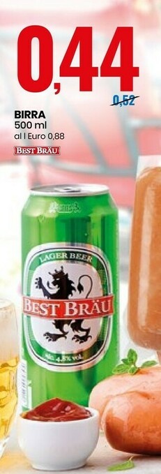 Best Brau - Lager Beer 500 G(ml)