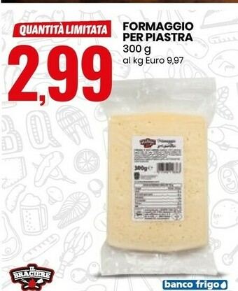 Eurospin Il Braciere Formaggio Per Piastra offerta