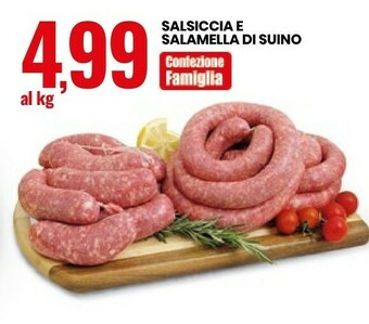 Eurospin Salsiccia E Salamella Di Suino offerta