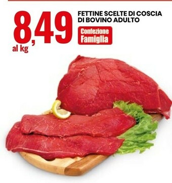 Eurospin Fettine Scelte Di Coscia Di Bovino Adulto offerta