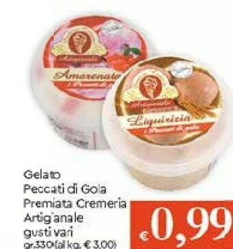 Galassia Gola Gelato offerta
