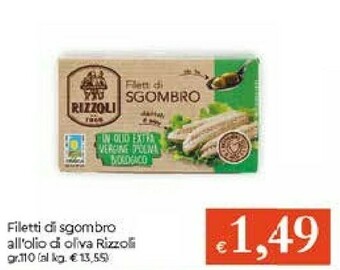 Galassia Rizzoli Filetti di sgombro offerta