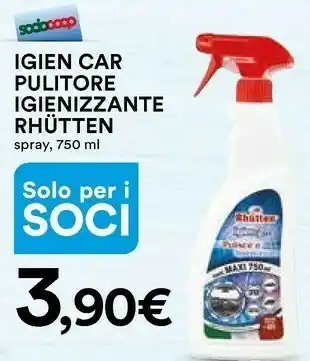 Rhutten Igien Car Pulitore Igienizzante