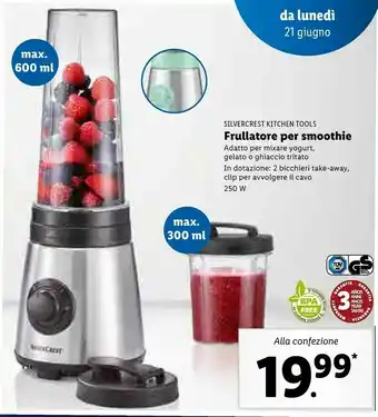Lidl Silvercrest Frullatore Per Smoothie offerta