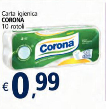 Alter Discount Corona Carta Igienica 10 rotoli offerta
