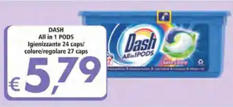 Alter Discount Dash All in 1 Pods Igienizzante 24 caps/colore/regolare 27 caps offerta