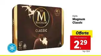 Lidl Algida Magnum Classic 316 G(ml) offerta