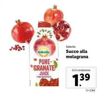 Lidl Solevita Bio Melagrana 500 G(ml) offerta