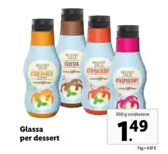 Lidl Glassa Per Dessert offerta