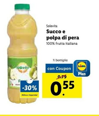 Solevita Succo E Polpa Di Pera