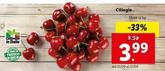 Lidl Ciliegie offerta