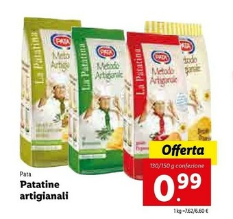 Lidl Pata Patatine Artigianali offerta