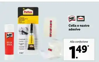 Lidl Pattex Colla O Nastro Adesivo offerta