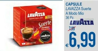 MD Discount Lavazza Suerte Capsule Caffè Tostatura Scura 36 Pezzo(i) offerta