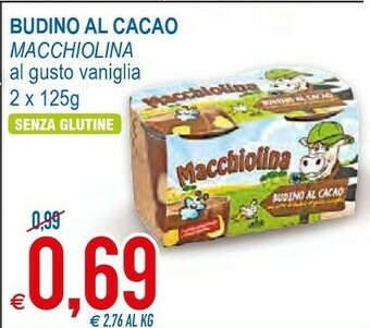 MD Discount Macchiolina Budino Al Cacao offerta