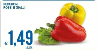 MD Discount Peperoni Rossi E Gialli offerta