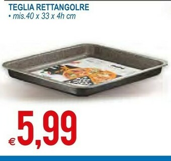MD Discount Teglia Rettangolare offerta