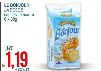 MD Discount La Dolce Le Bonjour 6 Merendine 228 G(ml) offerta