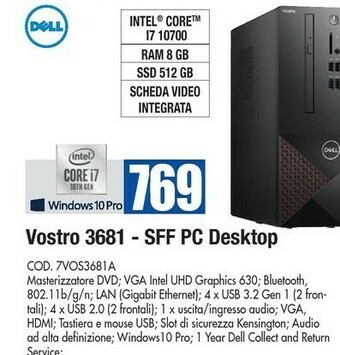 Wellcome Dell acer aspire offerta