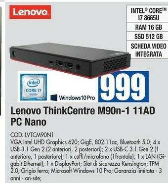 Wellcome Lenovo acer aspire offerta